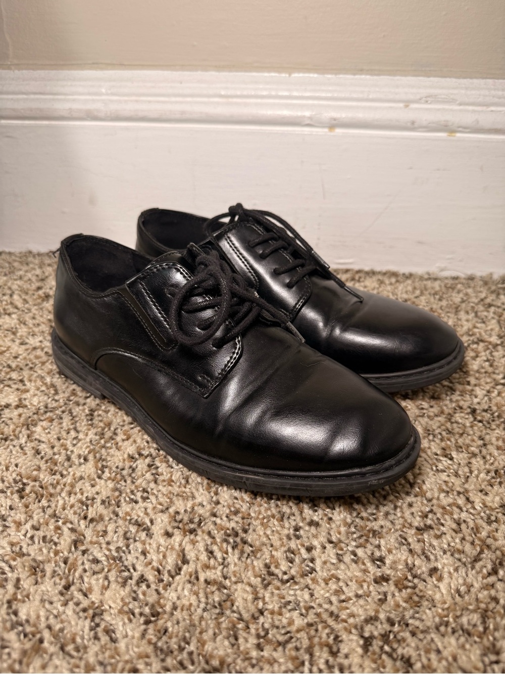 Kenneth Cole New York Boys Black Dress Shoes Size 4